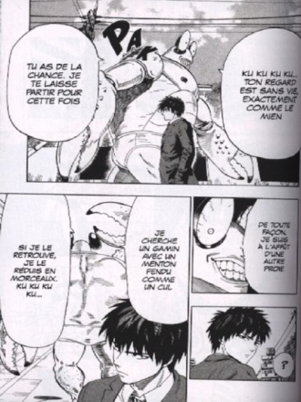 extrait manga Un poing c'est tout !
