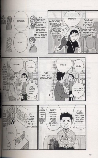 extrait manga Paris, le retour