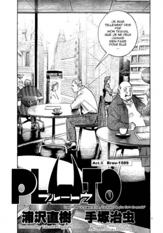 extrait manga Pluto T1