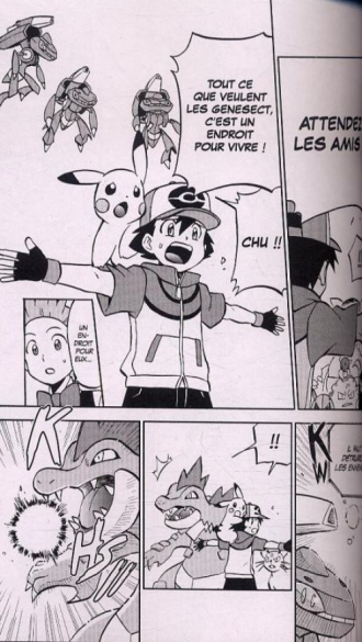 extrait manga Pokémon, le film : Genesect et l’éveil de la légende