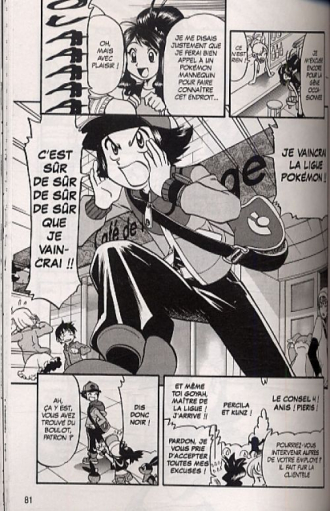 extrait manga Pokémon noir et blanc T2