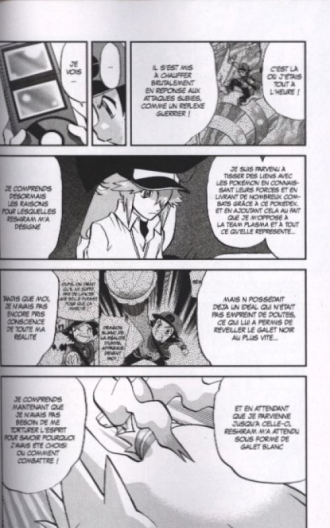 extrait manga Pokémon noir et blanc T9