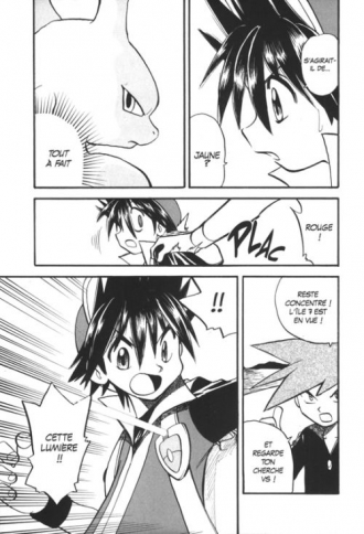 extrait manga Pokémon Rouge feu et Vert feuille / Emeraude T1