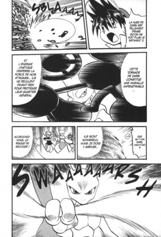 extrait manga Pokémon Rouge feu et Vert feuille / Emeraude T2