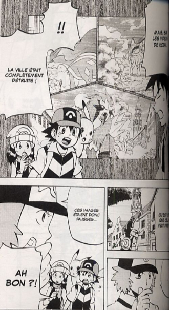 extrait manga Pokemon - Zoroark - Le maître des illusions