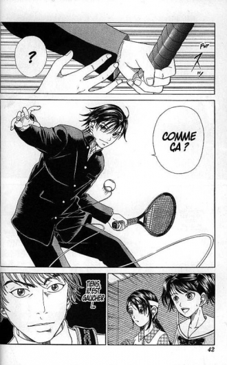 extrait manga Prince du Tennis T6