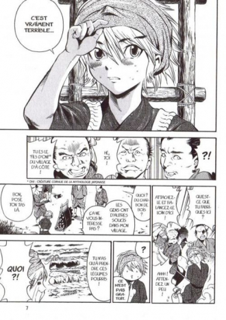 extrait manga Rappi Rangai - Ninja girls T1