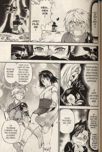 extrait manga Rappi Rangai - Ninja girls T2