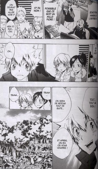 extrait manga Voilà les boîtes Vongola !