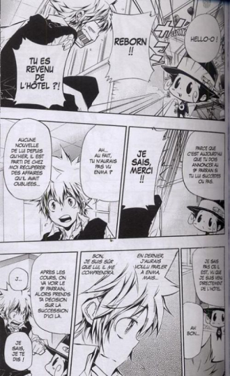 extrait manga Voilà la cérémonie de succession !