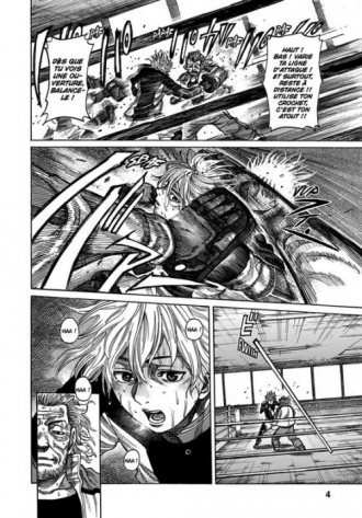 extrait manga Riku-do la rage aux poings T2
