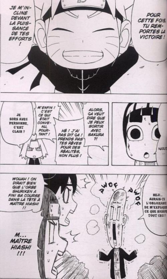 extrait manga Rock Lee - les péripéties d’un ninja en herbe T5