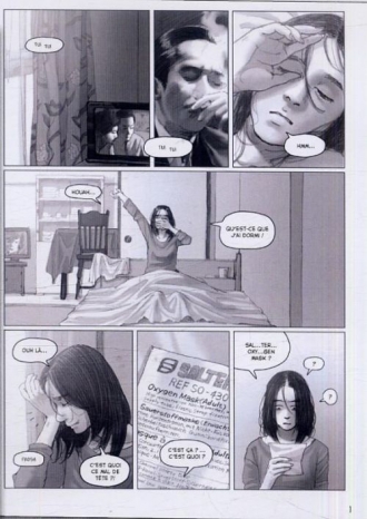 extrait manga Sad girl