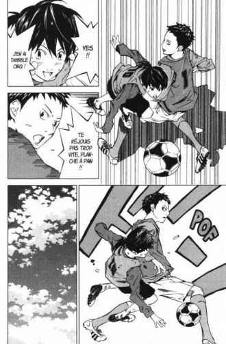 extrait manga Sayonara football T1