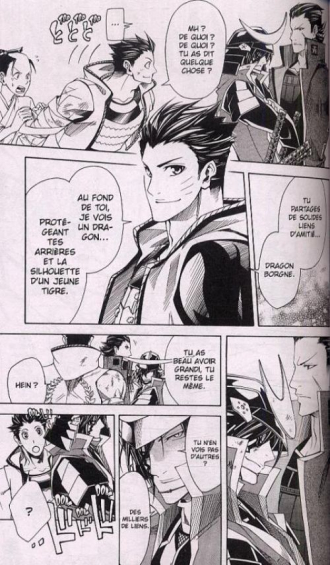 extrait manga Sengoku Basara Samurai Heroes - Roar of dragon T3