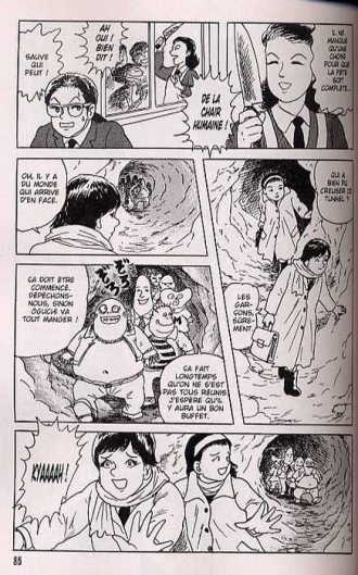 extrait manga Les chevaux bleus