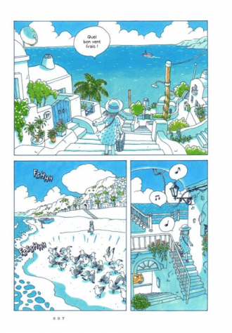 extrait manga Souvenirs de la mer assoupie