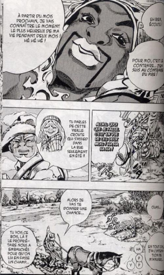 extrait manga Steel ball run T1