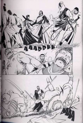 extrait manga La reine des bandits