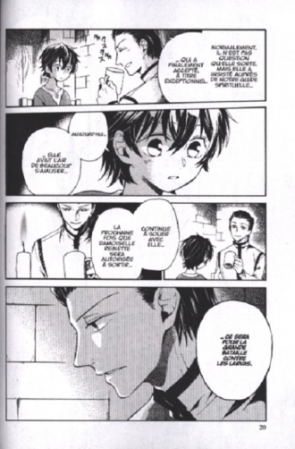 extrait manga The grim reaper and an argent cavalier T1