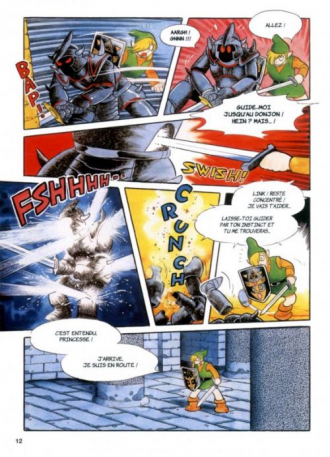 extrait manga The legend of Zelda - A link to the past- Classic version