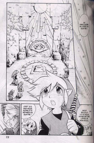 extrait manga The legend of Zelda - Four swords adventures T2