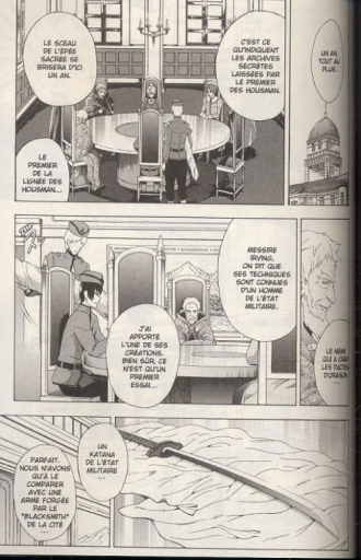 extrait manga The sacred Blacksmith T4