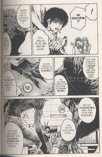 extrait manga Chasseurs de fantômes