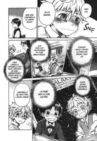 extrait manga Train de nuit dans la voie lactée