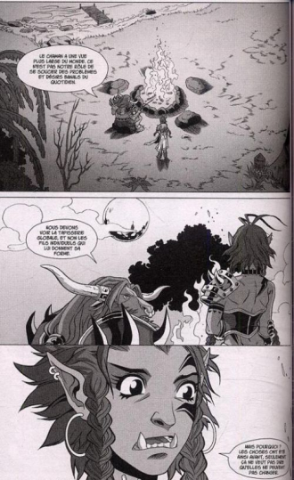 extrait manga World of Warcraft - Shaman