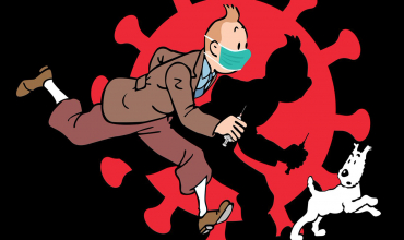 image article Une fausse collection Tintin pour le coronavirus