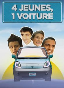 couverture film 4 jeunes, 1 voiture