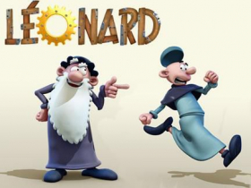 couverture film Léonard est un génie